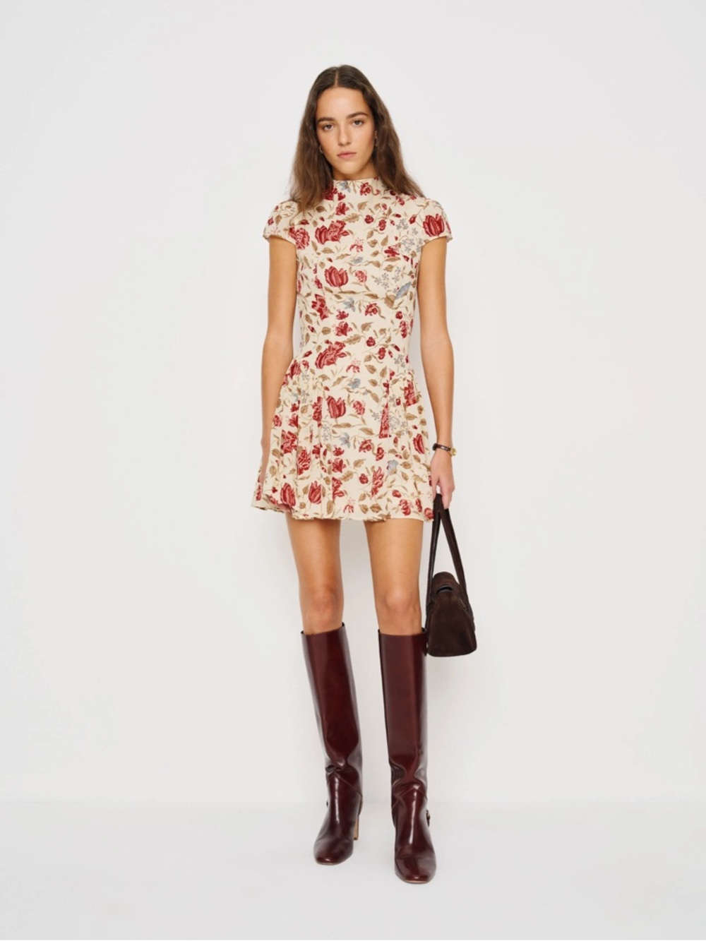 Reformation Maven Minidress, Gwendoline, Size 4 NWOT